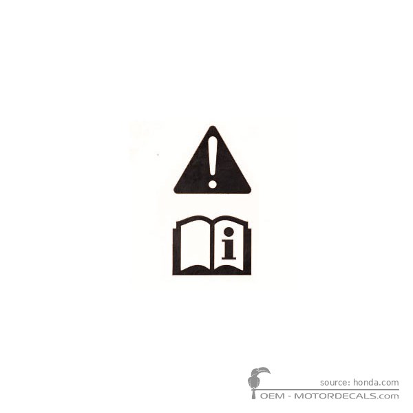 Pegatinas para Etiquetas de precaución • Honda Pegatinas OEM