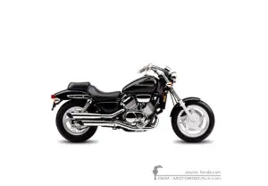 Pegatinas para Honda VF750 C Magna 1999 • Honda Pegatinas OEM