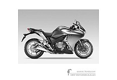 Stickers voor Honda VFR1200F 2011 - Zilver • Honda OEM Stickers