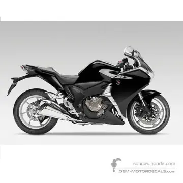 Honda VFR1200F 2012 - Negro - Darkness Black Metallic