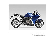 Aufkleber für Honda VFR1200F 2012 - Blau • Honda OEM-Aufkleber