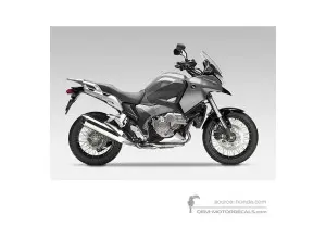 Aufkleber für Honda VFR1200X CROSSTOURER 2012 - Silber • Honda OEM-Aufkleber