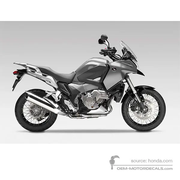 Honda VFR1200X CROSSTOURER 2012 - Plata - Digital Silver Metallic
