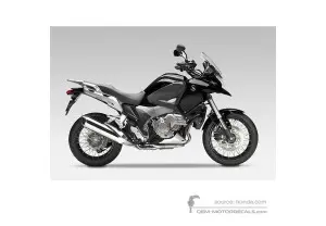 Naklejki do Honda VFR1200X CROSSTOURER 2012 - Czarny • Honda Naklejki OEM