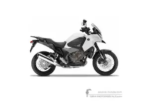Naklejki do Honda VFR1200X CROSSTOURER 2014 - Biały • Honda Naklejki OEM