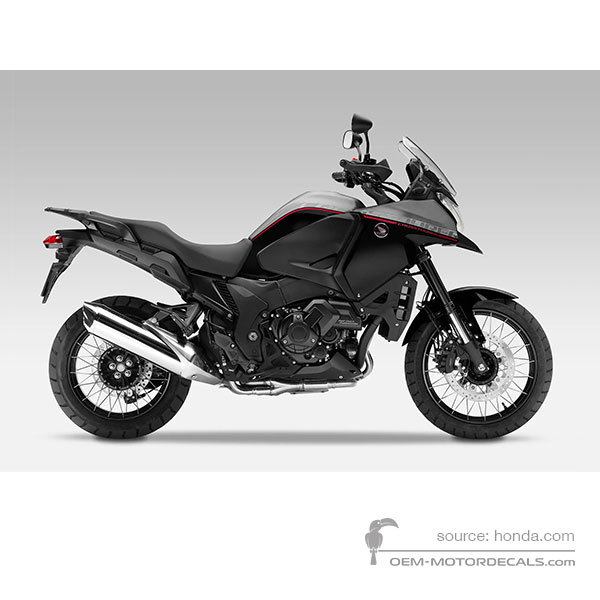 Pegatinas para Honda VFR1200X CROSSTOURER 2015 - Plata • Honda Pegatinas OEM