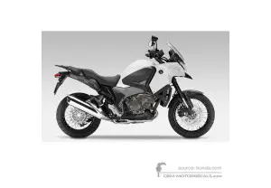 Naklejki do Honda VFR1200X CROSSTOURER 2015 - Biały • Honda Naklejki OEM