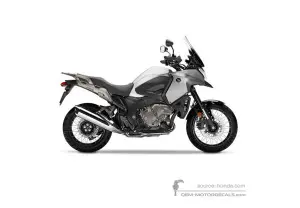 Aufkleber für Honda VFR1200X CROSSTOURER 2016 - Silber • Honda OEM-Aufkleber