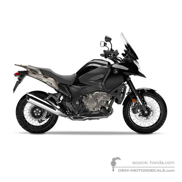 Autocollants pour pour Honda VFR1200X CROSSTOURER 2016 - Noir • Honda Autocollants OEM