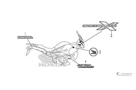 Honda VFR1200X CROSSTOURER 2018 - Weiss