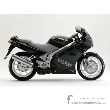 Honda VFR750 1990 - Blu - Granite Blue Metallic
