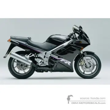 Honda VFR750 1992 - Blu - Granite Blue Metallic