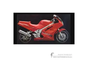 Pegatinas para Honda VFR750 1992 - Rojo • Honda Pegatinas OEM