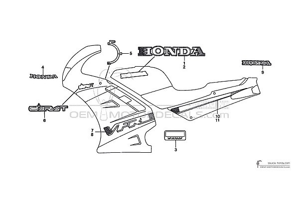 Honda VFR750 1992 - Groen