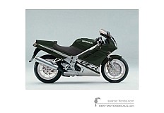 Autocollants pour Honda VFR750 1993 - Vert • Honda Autocollants OEM