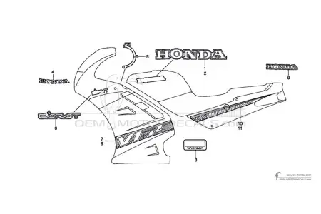 Honda VFR750 1993 - Groen