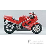 Honda VFR750 1994 - Rood