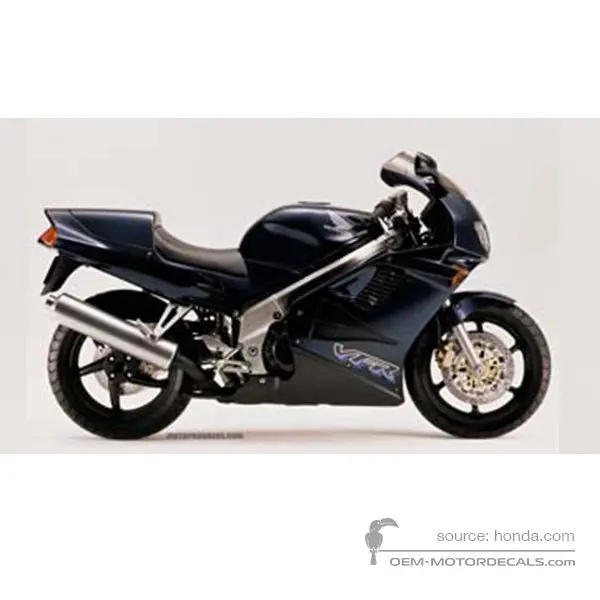 Honda VFR750 1994 - Negro - Pearl Raspberry Black