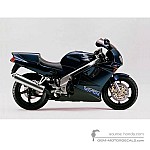 Honda VFR750 1996 - Blau