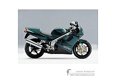 Aufkleber für Honda VFR750 1997 - Grün • Honda OEM-Aufkleber
