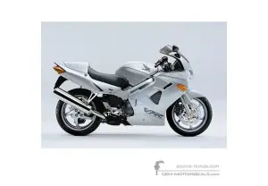 Adesivi per Honda VFR800 2001 - Argento • Honda Adesivi OEM