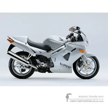 Honda VFR800 2001 - Silber - Accurate Silver Metallic