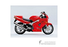 Aufkleber für Honda VFR800 2001 - Rot • Honda OEM-Aufkleber