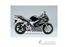 Decals for Honda VFR800 VTEC 2002 - Black • Honda OEM Decals