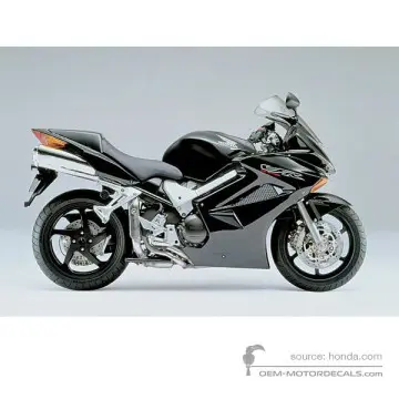Honda VFR800 VTEC 2002 - Negro - Black