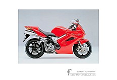 Aufkleber für Honda VFR800 VTEC 2002 - Rot • Honda OEM-Aufkleber
