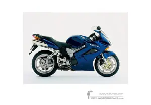 Aufkleber für Honda VFR800 VTEC 2005 - Blau • Honda OEM-Aufkleber