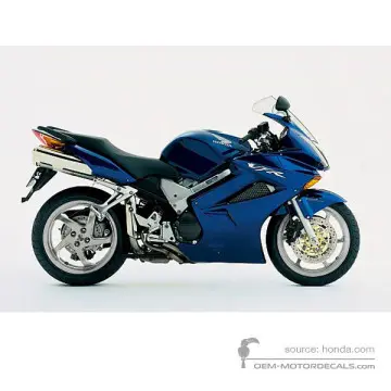 Honda VFR800 VTEC 2005 - Niebieski - Pearl Heron Blue