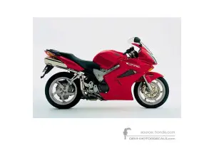 Pegatinas para Honda VFR800 VTEC 2005 - Rojo • Honda Pegatinas OEM