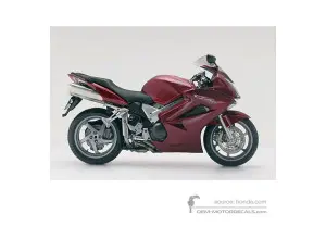 Naklejki do Honda VFR800 VTEC 2006 - Czerwony • Honda Naklejki OEM