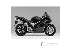 Decals for Honda VFR800 VTEC 2008 - Black • Honda OEM Decals