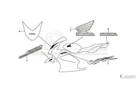 Honda VFR800 VTEC 2008 - Plata