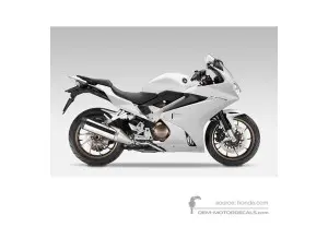 Naklejki do Honda VFR800 2014 - Biały • Honda Naklejki OEM