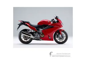 Naklejki do Honda VFR800 2016 - Czerwony • Honda Naklejki OEM