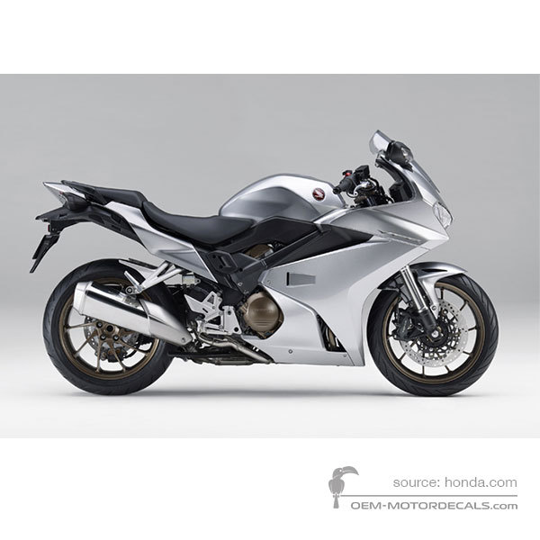 Aufkleber für Honda VFR800 2017 - Silber • Honda OEM-Aufkleber