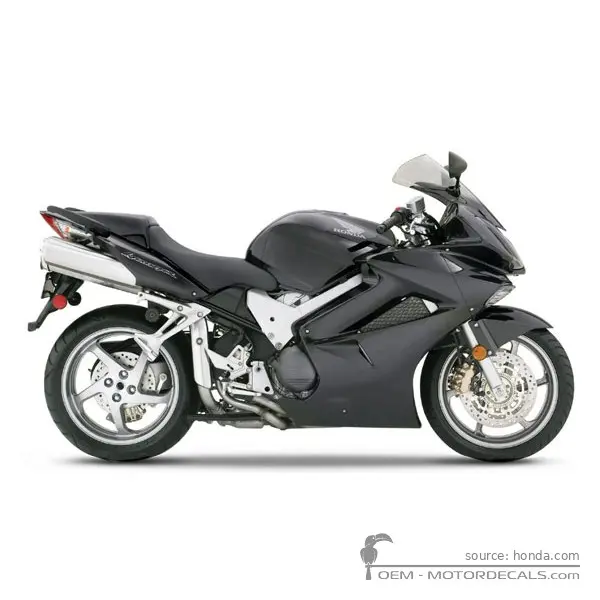Honda VFR800 INTERCEPTOR 2004 - Mat Gunpowder Black
