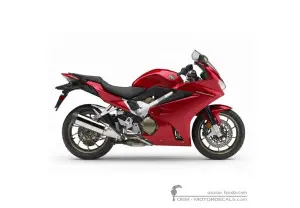 Adesivi per Honda VFR800 INTERCEPTOR 2014 • Honda Adesivi OEM