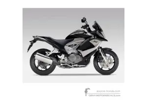 Naklejki do Honda VFR800X CROSSRUNNER 2011 - Czarny • Honda Naklejki OEM