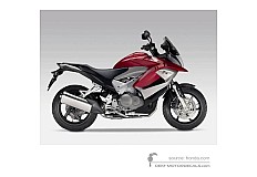 Decals for Honda VFR800X CROSSRUNNER  2011 - Red • Honda OEM Decals
