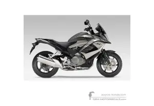 Pegatinas para Honda VFR800X CROSSRUNNER 2012 - Plata • Honda Pegatinas OEM