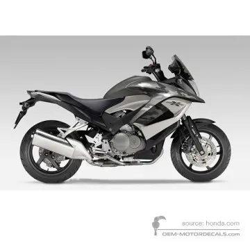 Honda VFR800X CROSSRUNNER 2012 - Argento - Mat Bullet Silver