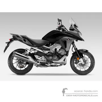 Honda VFR800X CROSSRUNNER 2015 - Czarny - Mat Gunpowder Black Metallic