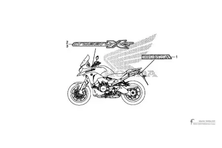 Honda VFR800X CROSSRUNNER 2015 - Weiss