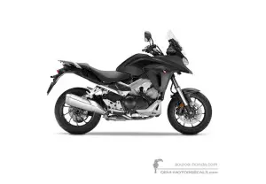 Autocollants pour Honda vFR800X CROSSRUNNER 2017 - Noir • Honda Autocollants OEM