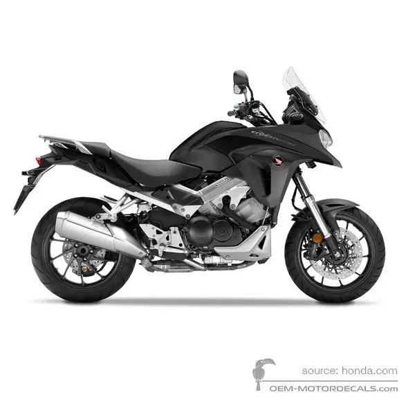 Honda vFR800X CROSSRUNNER 2017 - Schwarz - Mat Ballistic Black Metallic