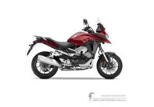Naklejki do Honda VFR800X CROSSRUNNER 2017 - Czerwony • Honda Naklejki OEM